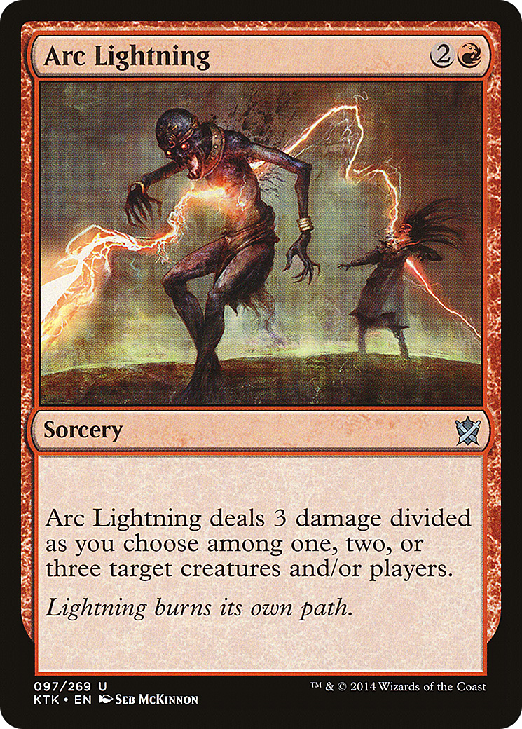 Image of Arc Lightning (KTK-097) - Khans of Tarkir