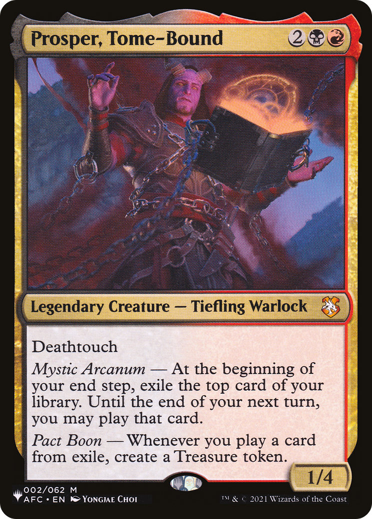 Image of Prosper, Tome-Bound (LIST-AFC-2) - The List