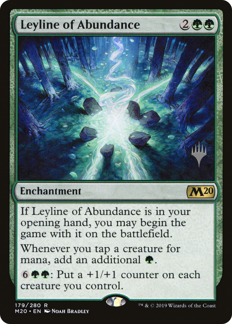 Image of Leyline of Abundance (PPM20-179) - Core Set 2020 Promos