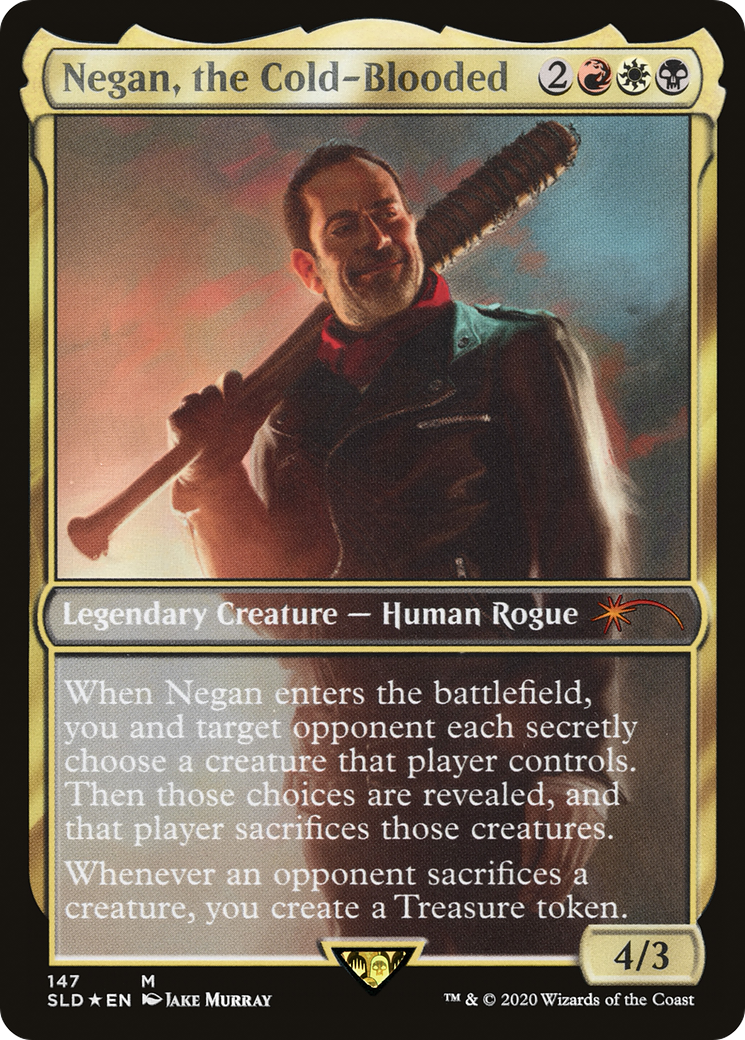 Image of Negan, the Cold-Blooded (SLD-147) - Secret Lair Drop / Negan, the Cold-Blooded Foil
