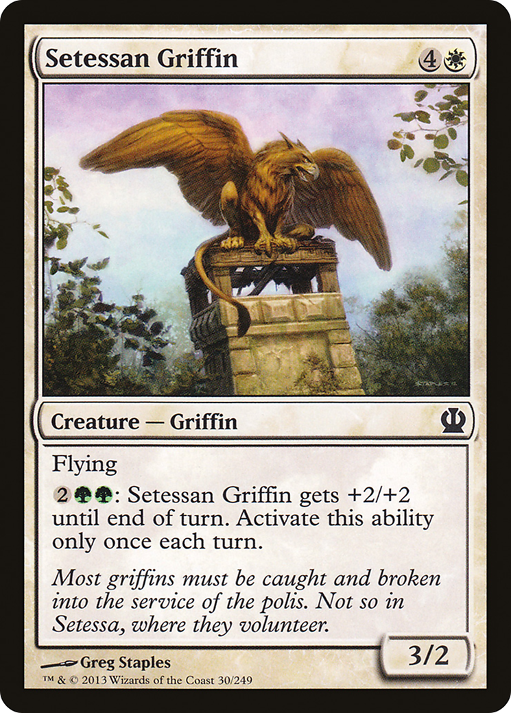 Image of Setessan Griffin (THS-030) - Theros