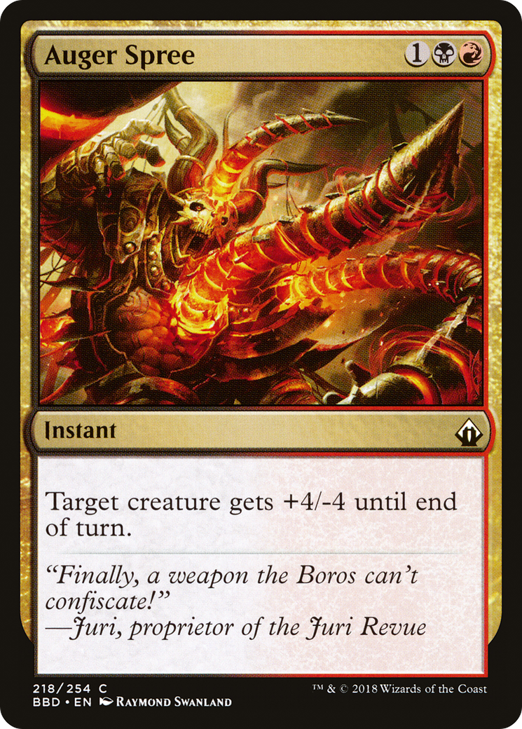 Image of Auger Spree (BBD-218) - Battlebond