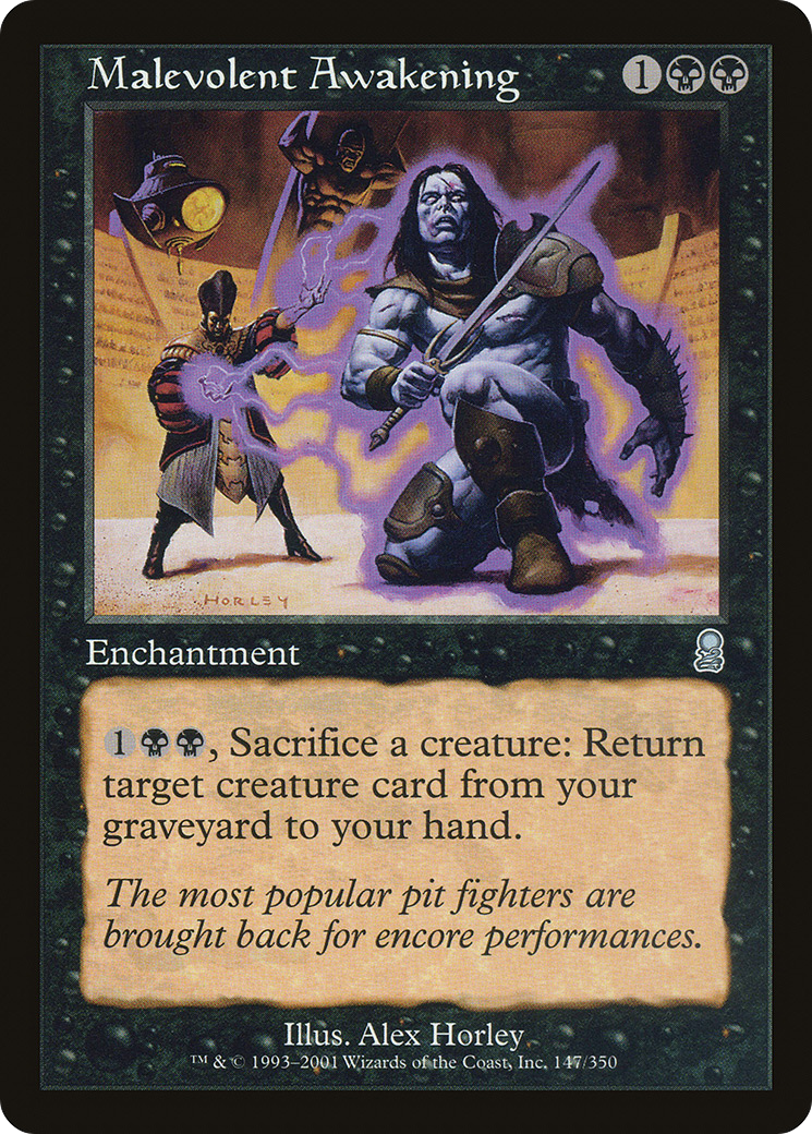Image of Malevolent Awakening (ODY-147) - Odyssey Foil