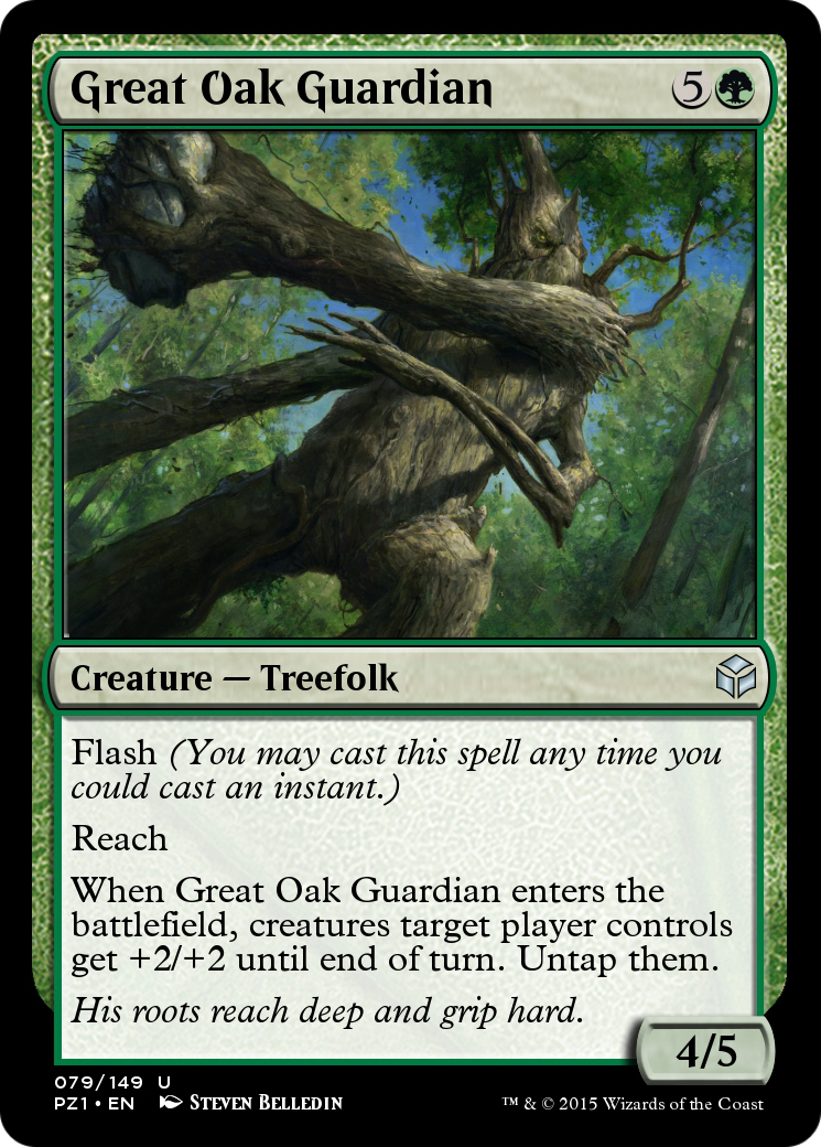 Image of Great Oak Guardian (PZ1-079) - Legendary Cube Prize Pack Foil