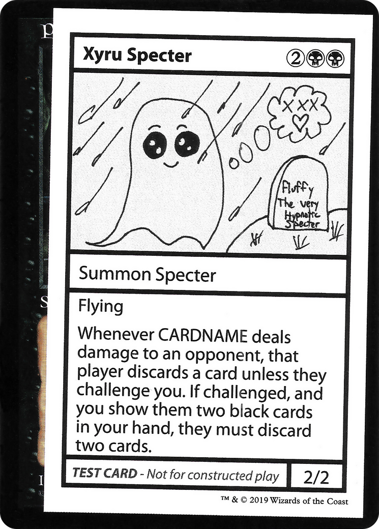 Image of Xyru Specter (No PW Symbol) (CMB1-) - Mystery Booster Playtest Cards 2021