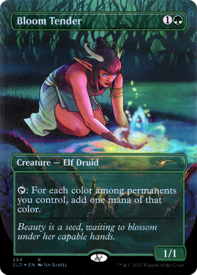Image of Bloom Tender (SLD-284) - Secret Lair Drop (Borderless) Foil