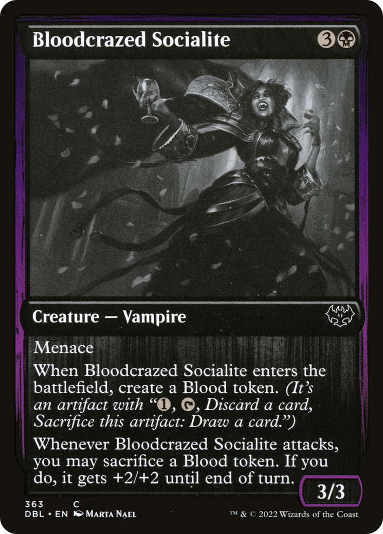 Image of Bloodcrazed Socialite (DBL-363) - Innistrad: Double Feature