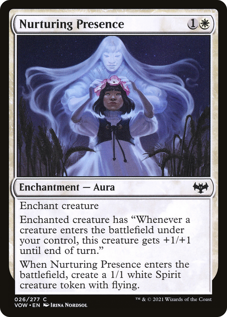 Image of Nurturing Presence (VOW-026) - Innistrad: Crimson Vow