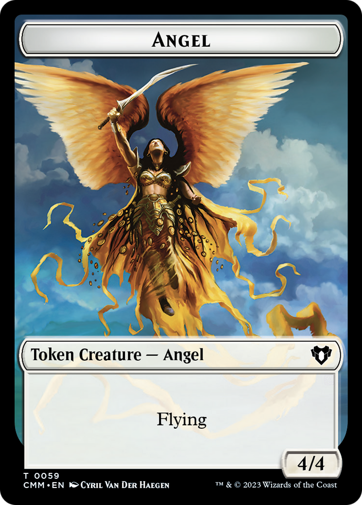 Image of Angel (TCMM-059) - Commander Masters Tokens