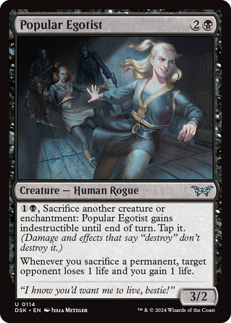 Image of Popular Egotist (DSK-114) - Duskmourn: House of Horror