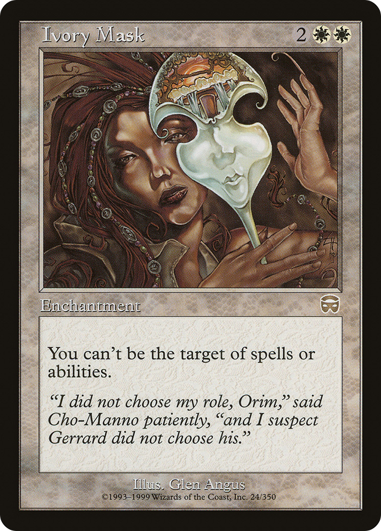 Image of Ivory Mask (MMQ-024) - Mercadian Masques