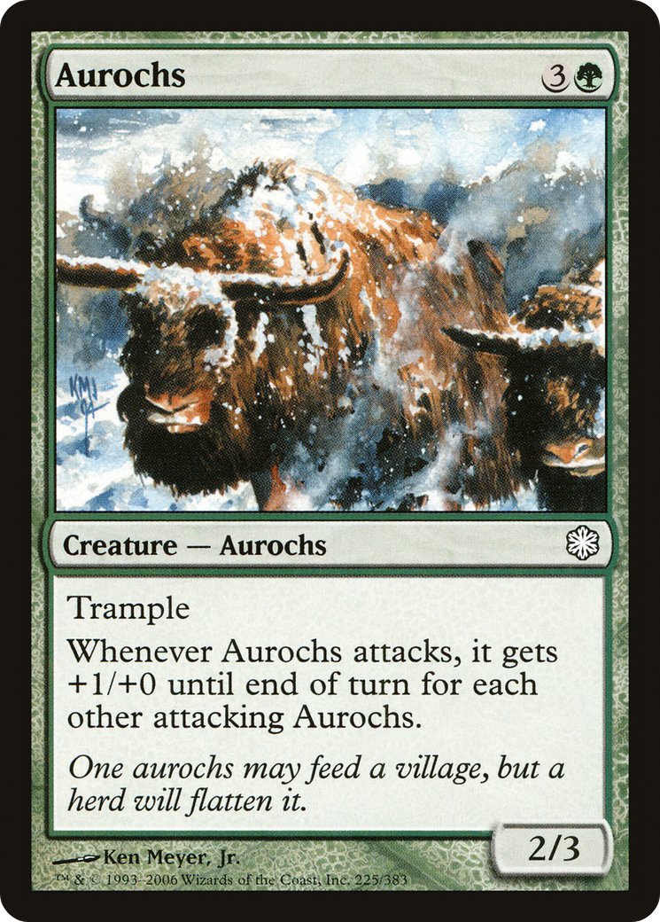 Image of Aurochs (CTD-225) - Coldsnap Theme Decks
