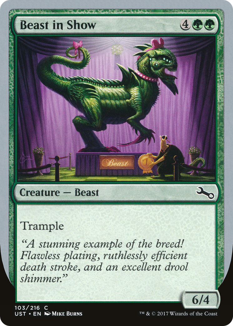Image of Beast in Show (A) (UST-103A) - Unstable
