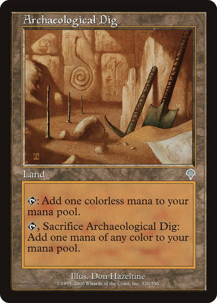 Image of Archaeological Dig (INV-320) - Invasion Foil