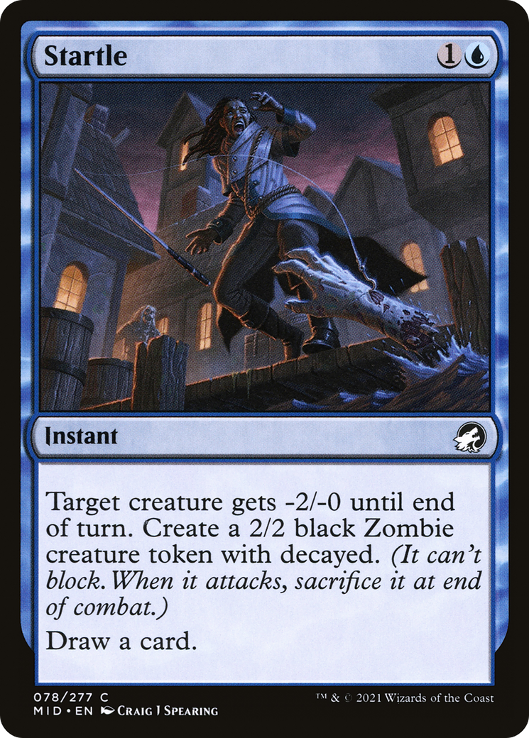 Image of Startle (MID-078) - Innistrad: Midnight Hunt Foil