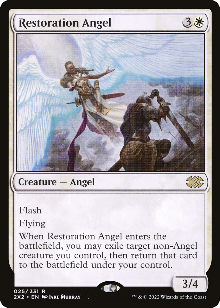 Image of Restoration Angel (2X2-025) - Double Masters 2022 Foil
