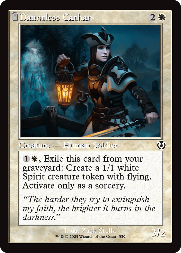 Image of Dauntless Cathar (Retro Frame) (INR-339) - Innistrad Remastered Foil