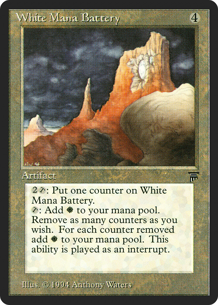 Image of White Mana Battery (LEG-) - Legends