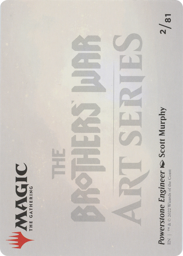 Image of Powerstone Engineer // Powerstone Engineer (ABRO-002) - The Brothers' War Art Series (Borderless)