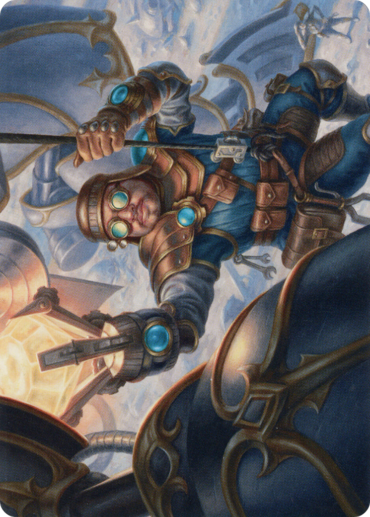 Image of Powerstone Engineer // Powerstone Engineer (ABRO-002) - The Brothers' War Art Series (Borderless) Foil
