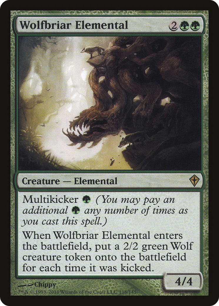 Image of Wolfbriar Elemental (WWK-118) - Worldwake