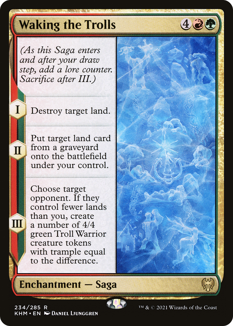 Image of Waking the Trolls (KHM-234) - Kaldheim Foil
