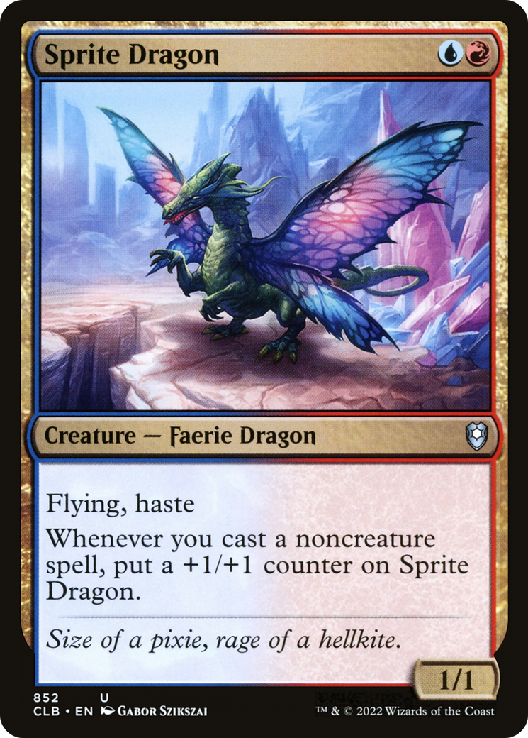 Image of Sprite Dragon (CLB-852) - Commander Legends: Battle for Baldur's Gate