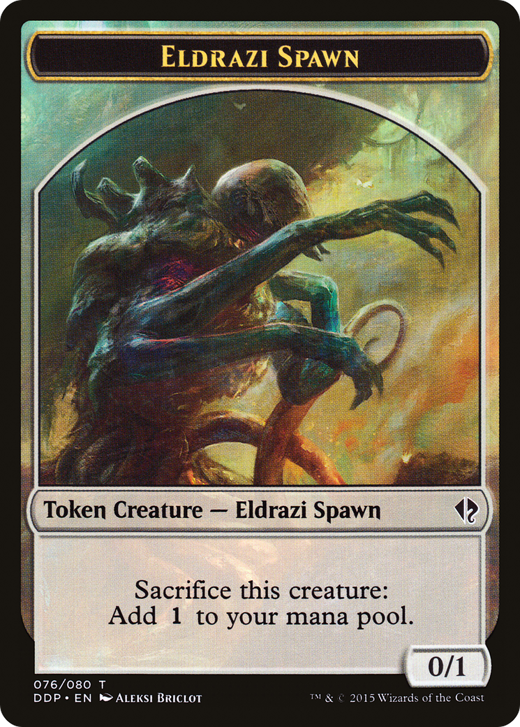 Image of Eldrazi Spawn Token (076) (DDP-076) - Duel Decks: Zendikar vs. Eldrazi