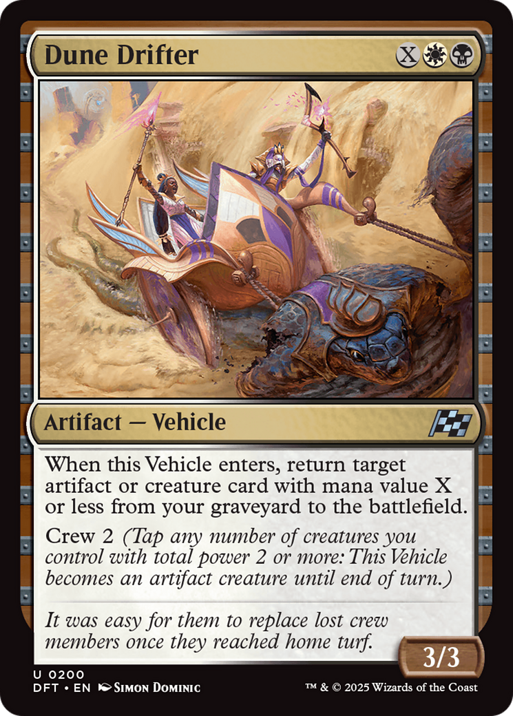 Image of Dune Drifter (DFT-200) - Aetherdrift Foil
