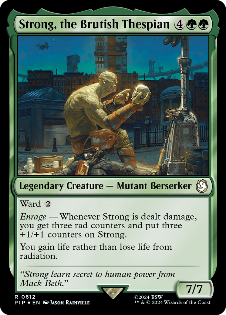 Image of Strong, the Brutish Thespian (Surge Foil) (PIP-612) - Fallout Foil