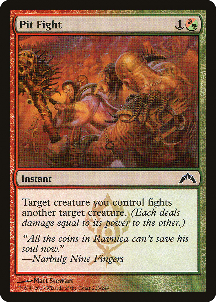 Image of Pit Fight (GTC-223) - Gatecrash Foil