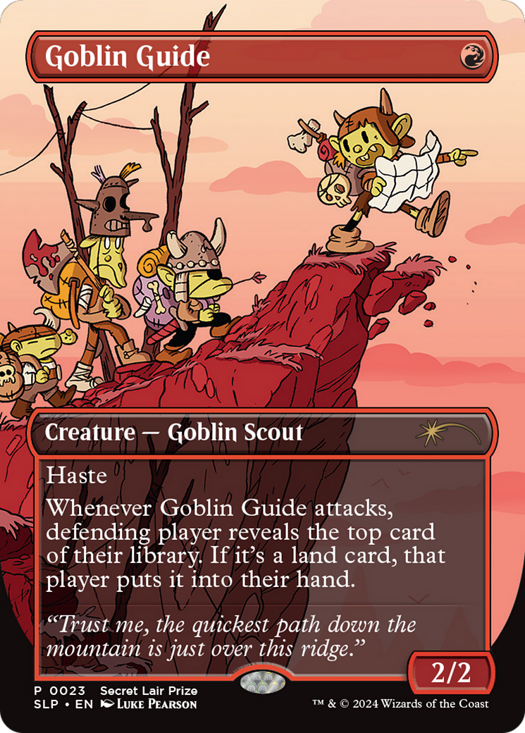 Image of Goblin Guide (SLP-023) - Secret Lair Showdown (Borderless)