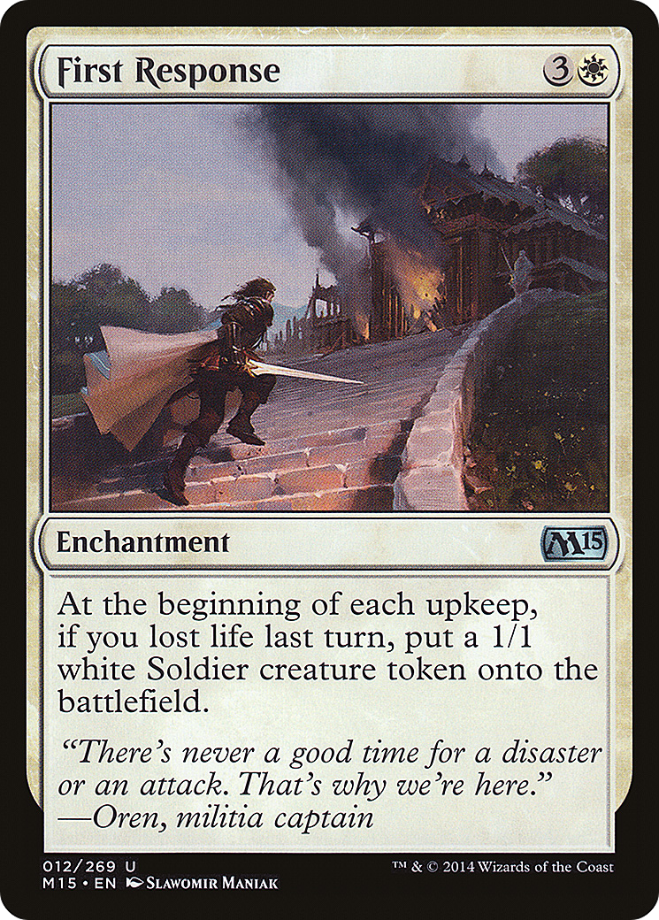 Image of First Response (M15-012) - Magic 2015 Foil