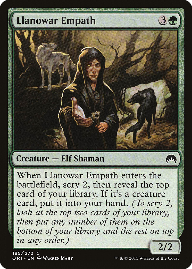 Image of Llanowar Empath (ORI-185) - Magic Origins