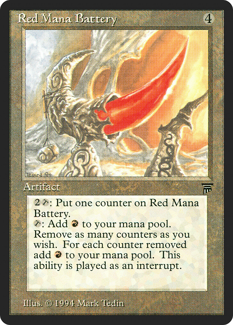 Image of Red Mana Battery (LEG-) - Legends