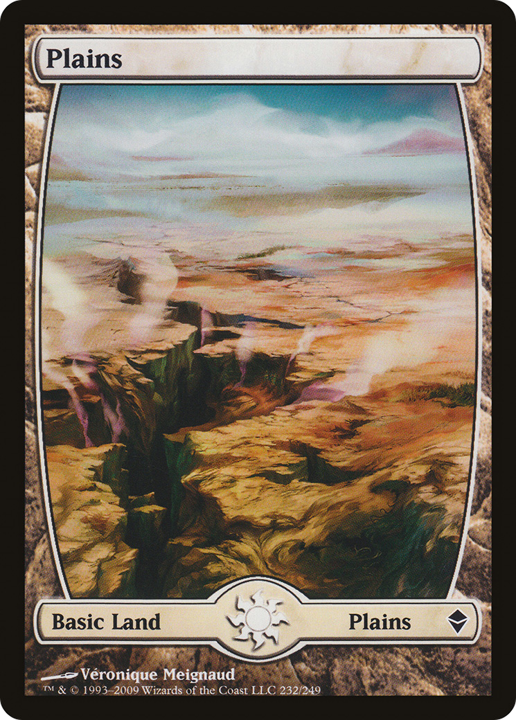 Image of Plains (232) - Full Art (ZEN-232) - Zendikar