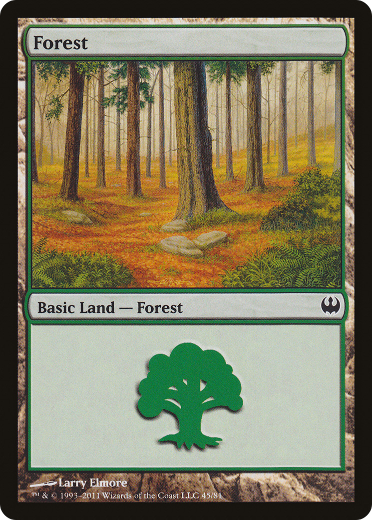 Image of Forest (45) (DDG-045) - Duel Decks: Knights vs. Dragons