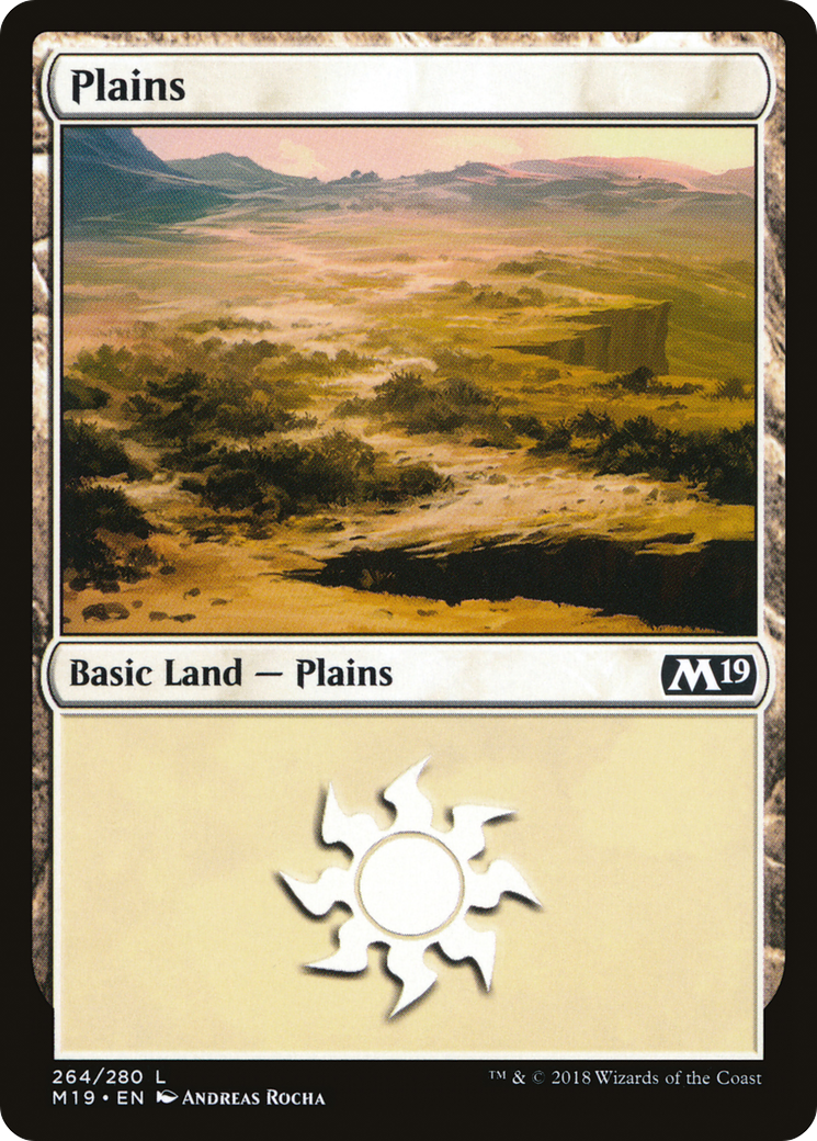 Image of Plains (264) (M19-264) - Core Set 2019 Foil