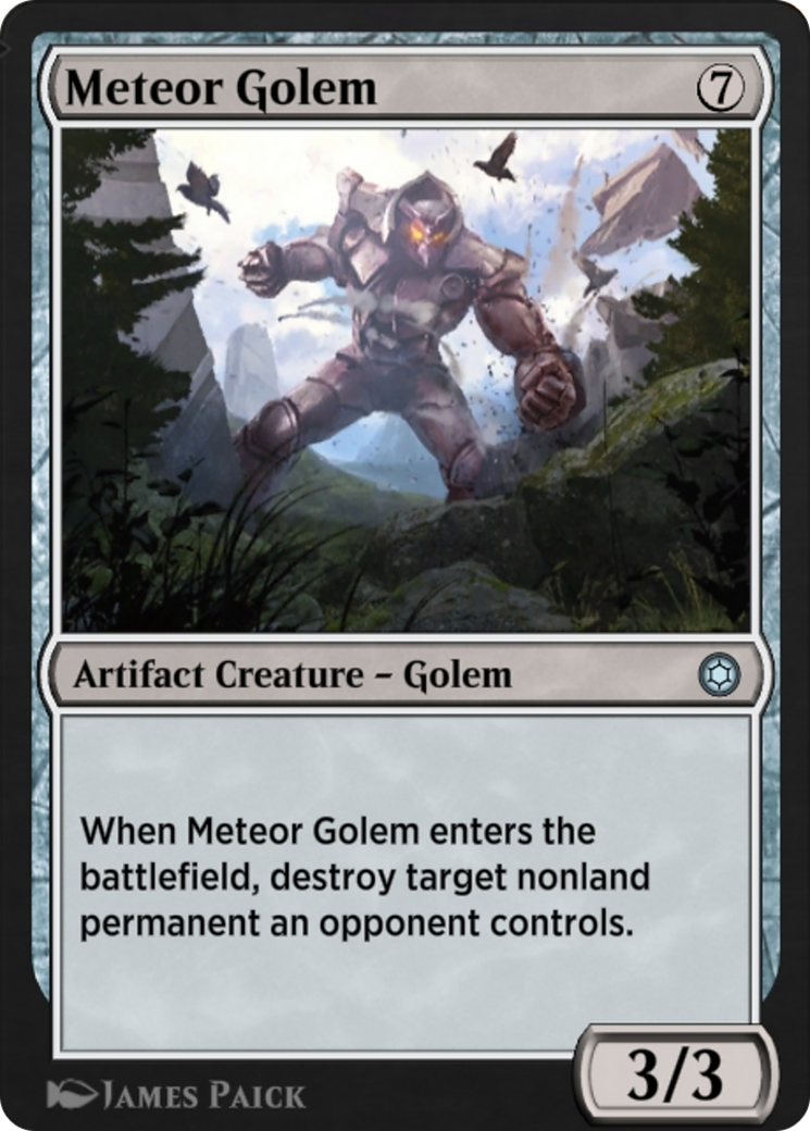 Image of Meteor Golem (HBG-260) - Alchemy Horizons: Baldur's Gate