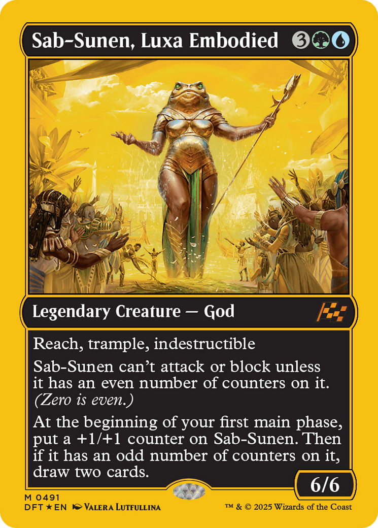 Image of Sab-Sunen, Luxa Embodied (First-Place Foil) (DFT-491) - Aetherdrift Foil
