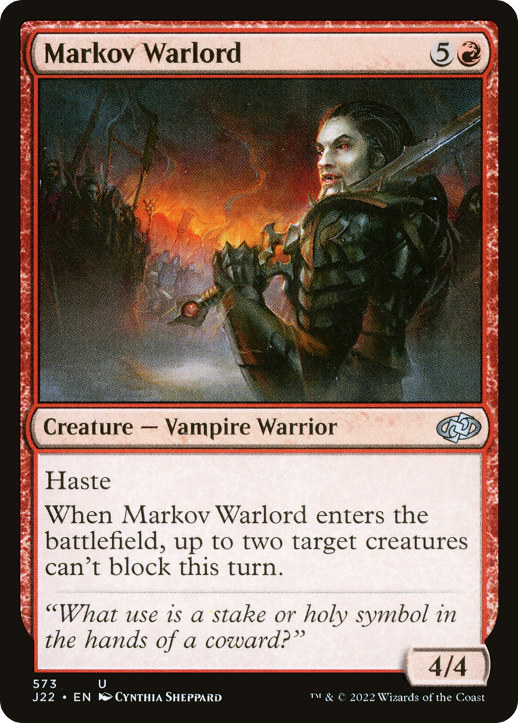 Image of Markov Warlord (J22-573) - Jumpstart 2022