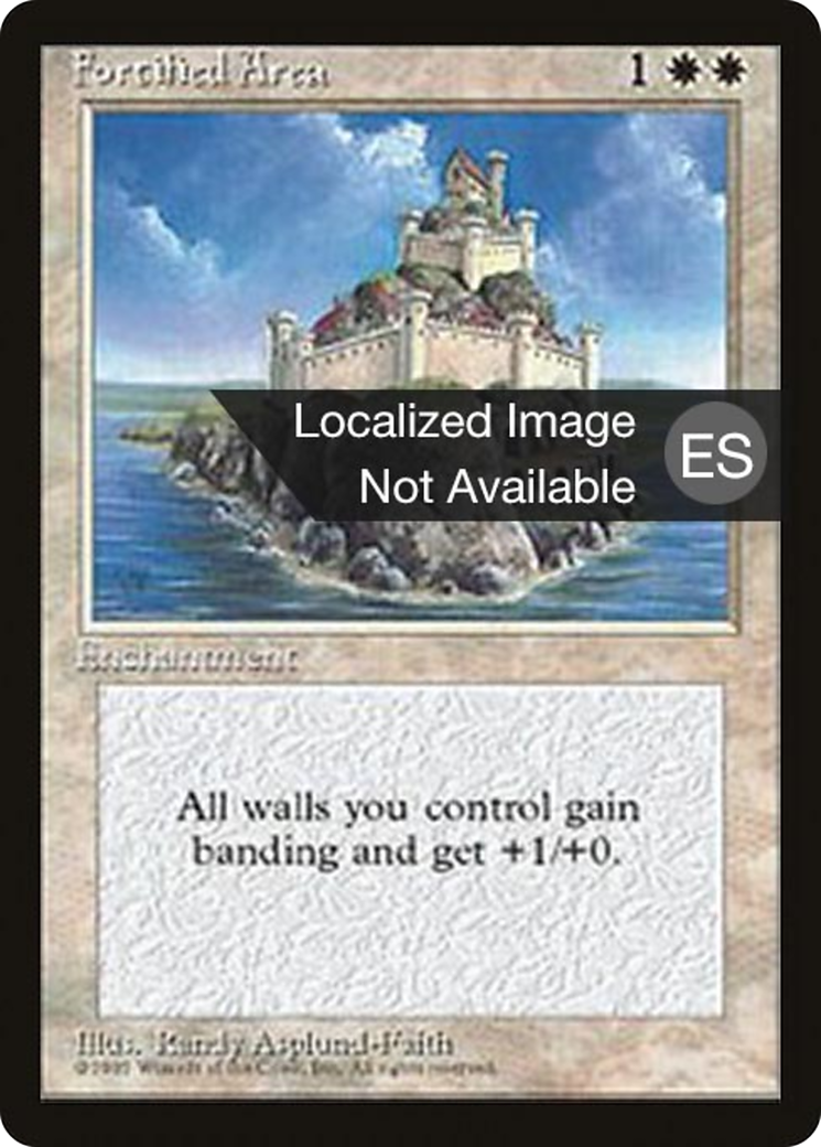 Image of Fortified Area (4BB-) - Fourth Edition Foreign Black Border