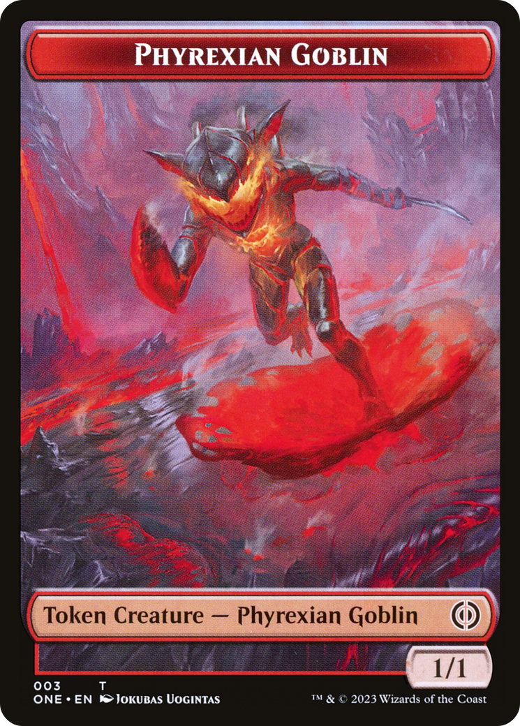 Image of Phyrexian Goblin (TONE-003) - Phyrexia: All Will Be One Tokens