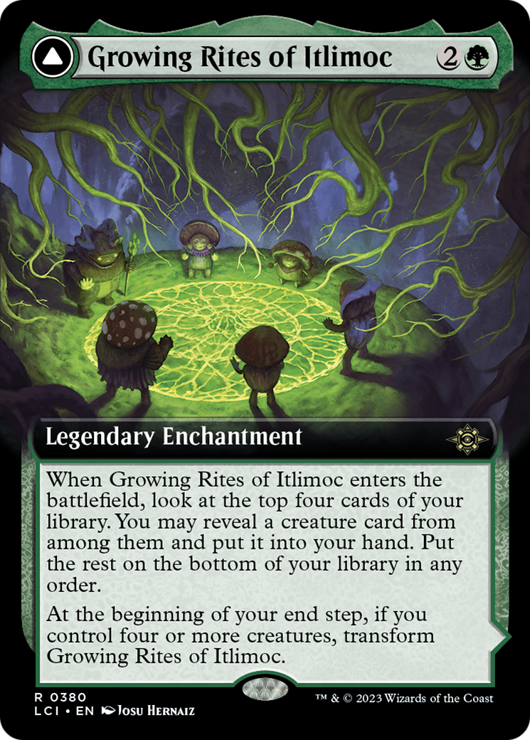 Image of Growing Rites of Itlimoc (Extended Art) (LCI-380) - The Lost Caverns of Ixalan: (Extended Art) Foil