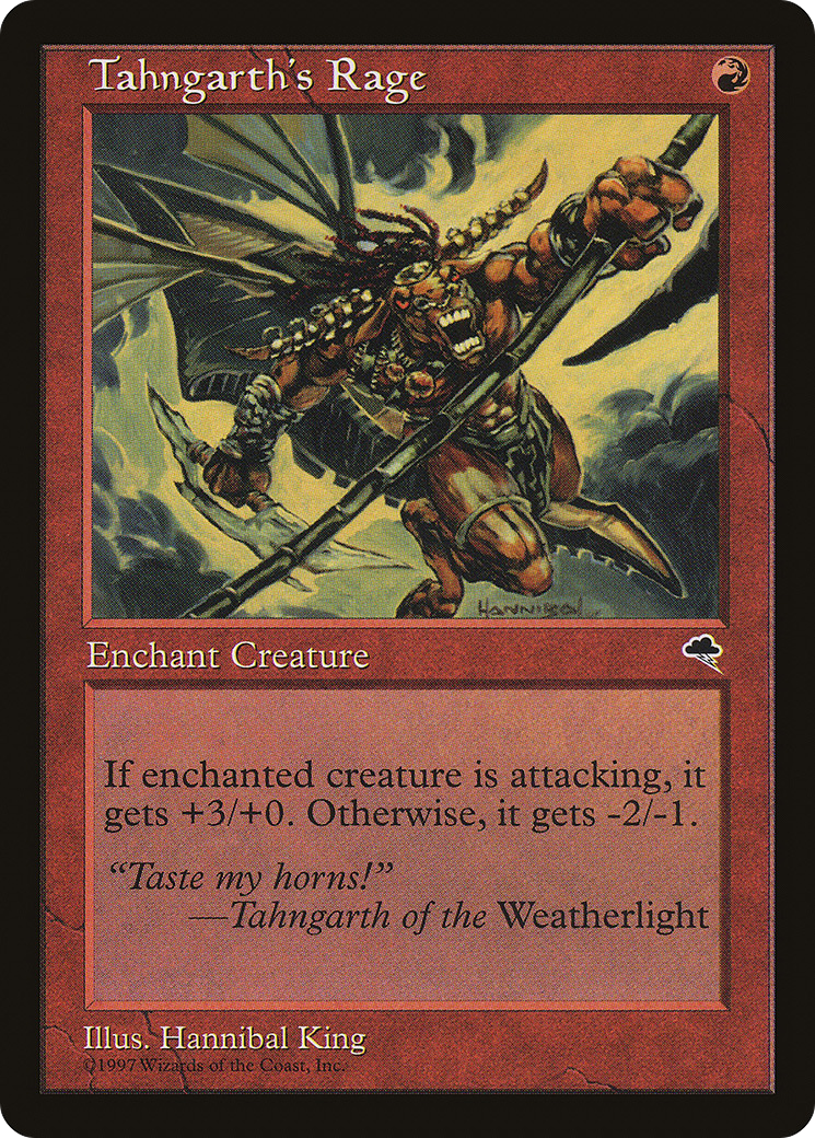 Image of Tahngarth's Rage (TMP-209) - Tempest