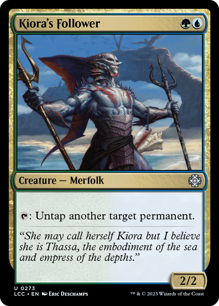 Image of Kiora's Follower (LCC-273) - The Lost Caverns of Ixalan Commander