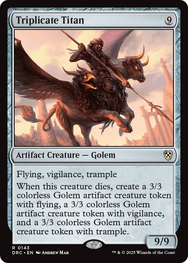 Image of Triplicate Titan (DRC-143) - Commander: Aetherdrift