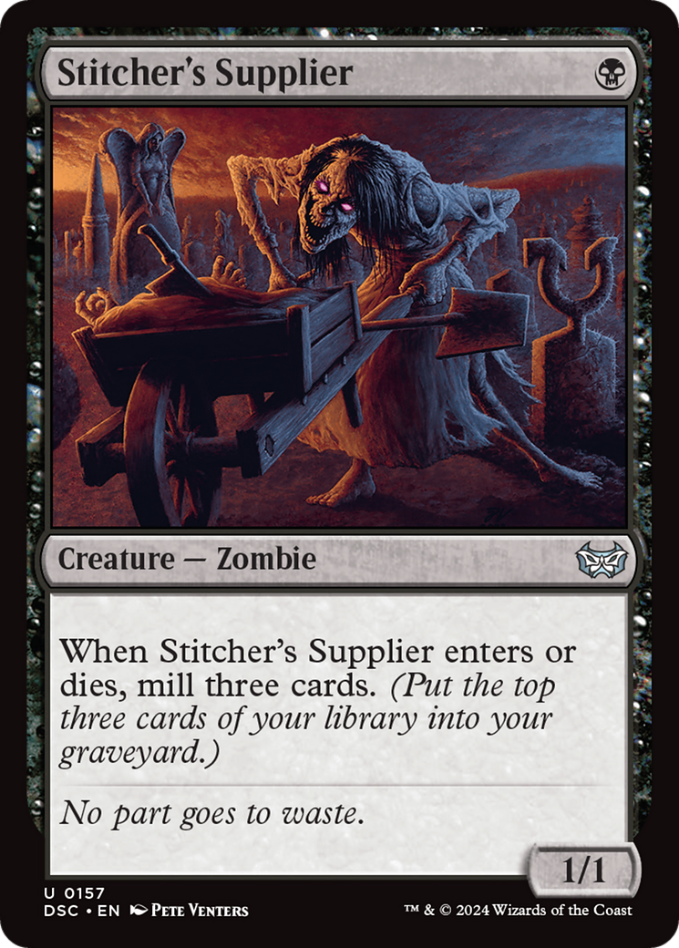 Image of Stitcher's Supplier (DSC-157) - Duskmourn: House of Horror Commander