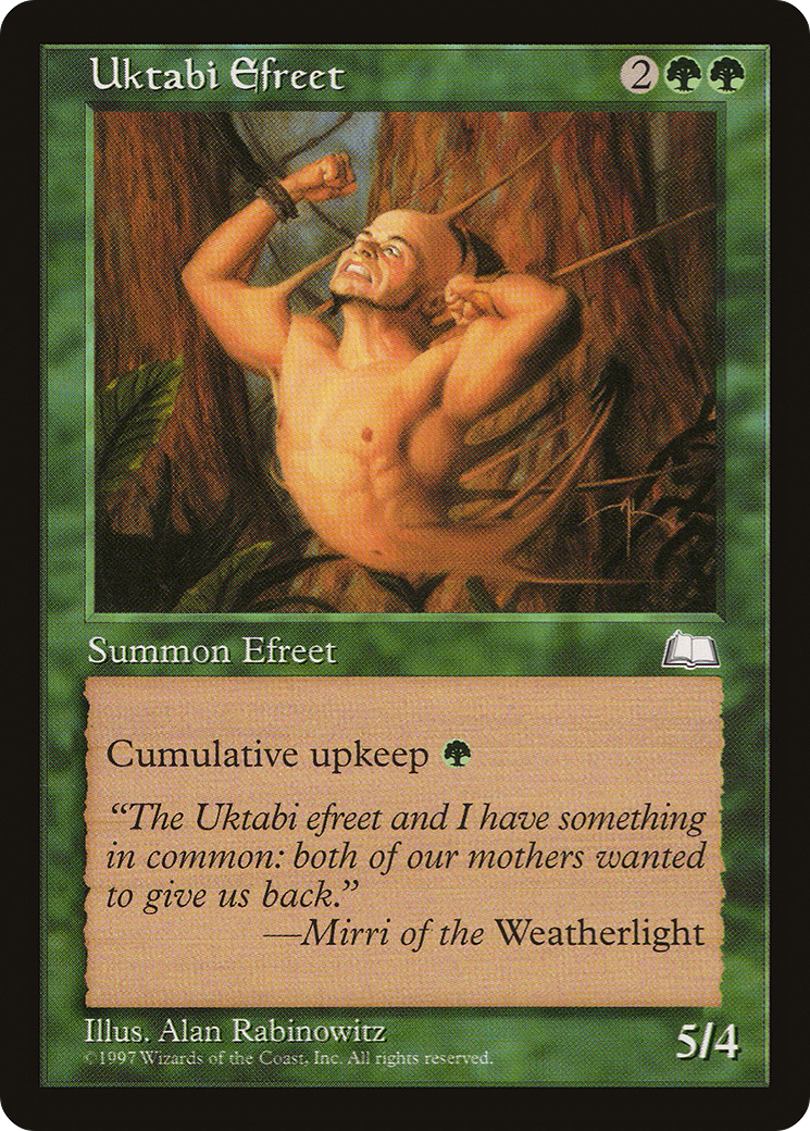 Image of Uktabi Efreet (WTH-) - Weatherlight