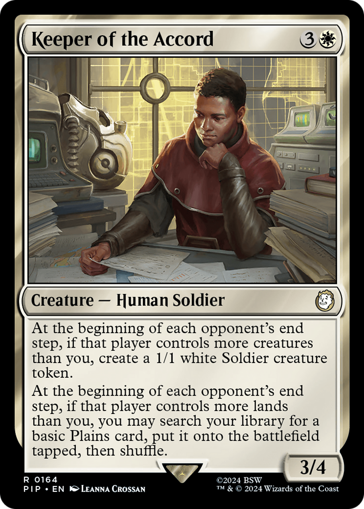 Image of Keeper of the Accord (PIP-164) - Fallout Foil